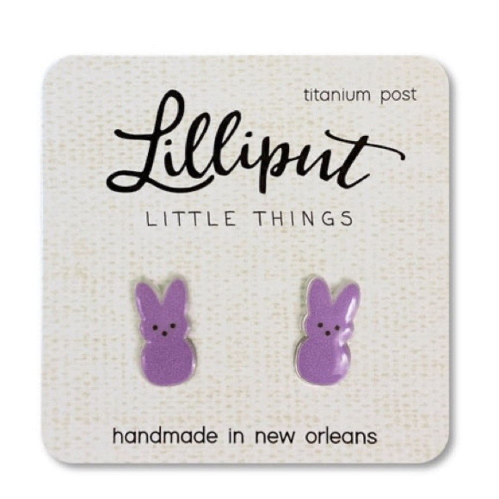 Marshmallow Easter Bunny Earrings